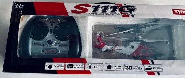 Syma S111G three-channel remote control helicopter anti-collision anti-