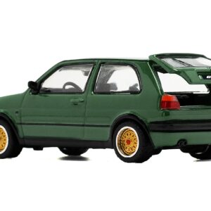 Volkswagen Golf GTI MK2 Green 1/64 Diecast Model Car by Pop Race
