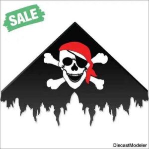Pirate Delta Kite - Black (Bold Innovations) – Premier Kites & Designs