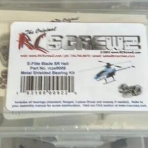 RC Screwz  Metal Shielded Bearing Kit E-flite Blade SR Heli