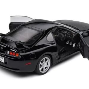 1993 Toyota Supra MK4 (A80) RHD (Right Hand Drive) Astral Black 1/18 Diecast Model Car by Solido