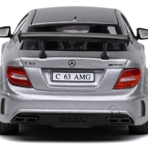 Mercedes-Benz C63 AMG Black Series Matt Gray Metallic 1/43 Diecast Model Car by Solido