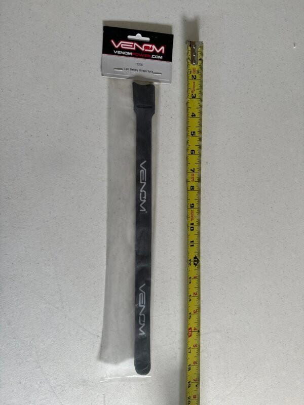 Venom Lipo Battery Mount Strap Ties for RC Quad, Airplane, Boat, or Car - 3PCS