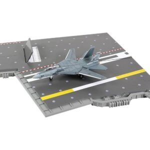 Grumman F-14 Tomcat Fighter Aircraft "VF-32 The Swordsmen" and Section D of USS Enterprise (CVN-65) Aircraft Carrier Display Deck "Legendary F-14 Tomcat" Series 1/200 Diecast Model by Forces of Valor