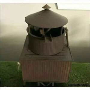 Water Tower - HO Scale - Assembled