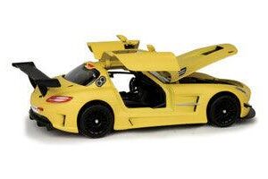 Mercedes Benz SLS AMG GT3 Matte Yellow 1/24 Diecast Model Car by Motormax