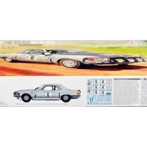 Skill 3 Model Kit Mercedes-Benz 450 SLC Winner "Rallye Bandama Ivory Coast" (1979) 1/24 Scale Model by Italeri