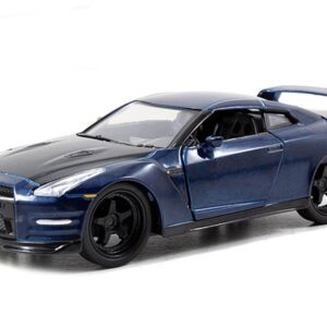 Brian's Nissan GT-R R35 Blue "Fast & Furious 7" Movie 1/32 Diecast Model Car by Jada