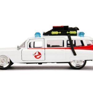 Cadillac Ambulance Ecto-1 from "Ghostbusters" Movie "Hollywood Rides" Series 1/32 Diecast Model Car by Jada