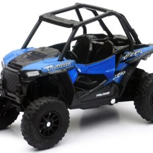 Polaris RZR XP Turbo DOHC Mini ATV Blue and Black Diecast Model by New Ray